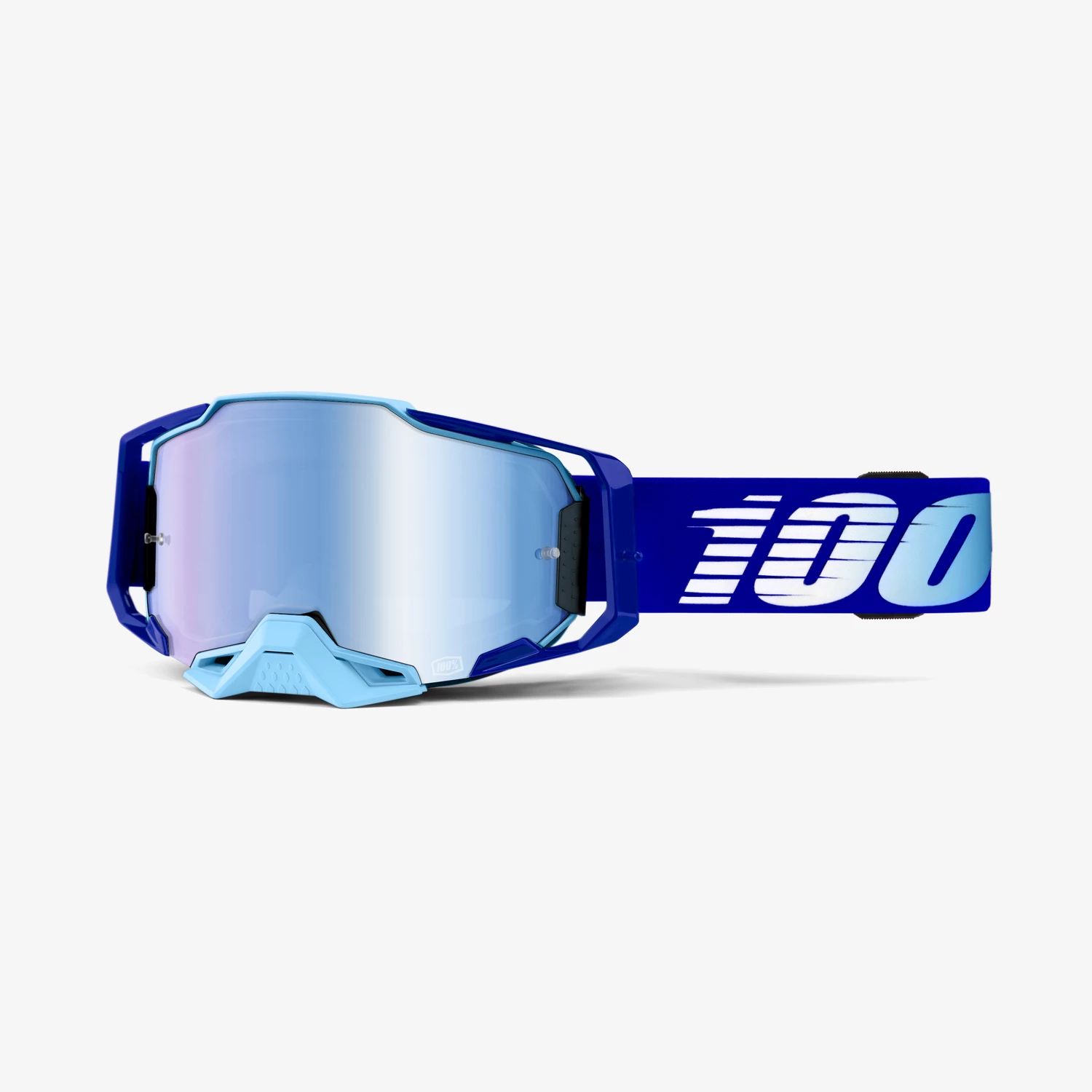 100 PROCENT GOGLE ARMEGA ROYAL - MIRROR BLUE LENS - SZYBKA NIEBIESKIE LUSTRO NIEBIESKI
