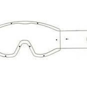 POLYWEL SZYBKA DO GOGLI Z ZACZEPAMI (BEZBARWNA) OAKLEY CROWBAR