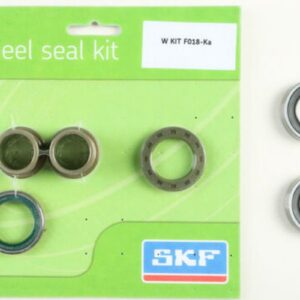 SKF ZESTAW - ŁOŻYSKA PRZEDNIEGO KOŁA Z USZCZELNIACZAMI I TULEJKAMI KAWASAKI KXF 250 '06-'19, KXF 450 '06-'18 KX 125/250 '06-'07